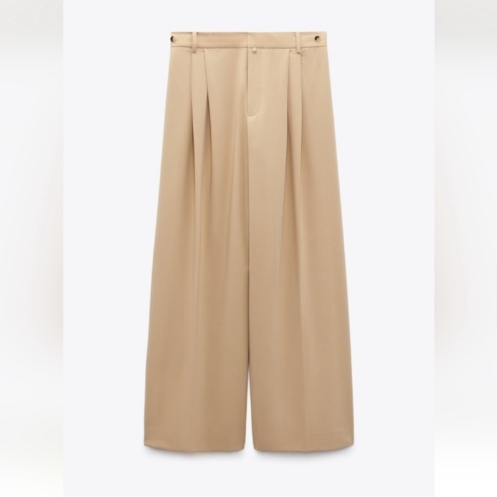 Zara | Multi Position Pleated Wide Leg Pants